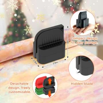 LIZAAL Wrapping Paper Cutter: Fast & Precise Gift Tool