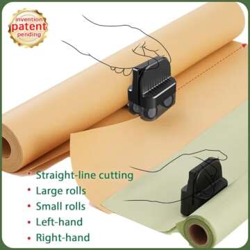 LIZAAL Wrapping Paper Cutter: Fast & Precise Gift Tool