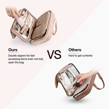 BAGSMART Toiletry Bag for Full Sized Toiletries Travel