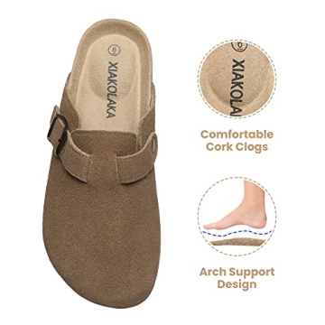Stylish Xiakolaka Women's Suede Clogs for All Occasions