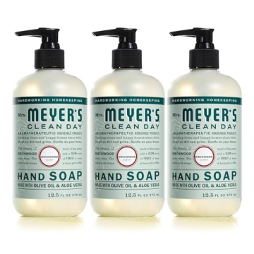 MRS. MEYER'S CLEAN DAY Hand Soap Aromatherapeutic Birchwood Pack