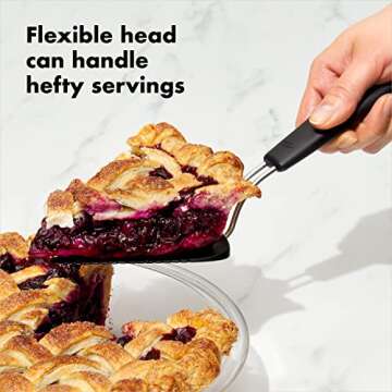 Flexible Nylon Pie Server for Effortless Serving