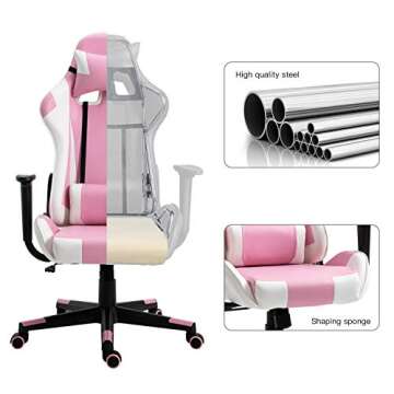 Modern-Depo Adjustable Gaming Chair for Comfort & Style