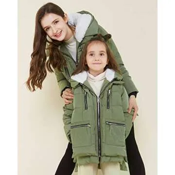 Orolay Children Hooded Down Coat Warm Winter Jacket