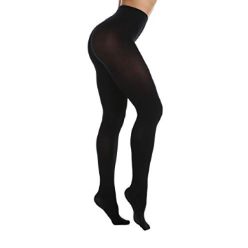 EVERSWE Women's 80 Den Soft Opaque Tights in Black
