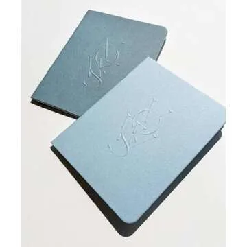 Embossed Vow Books, His & Her Unisex, Vow Renewal, Bride & Groom, Wedding Vow Books, Couples Books, ...