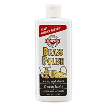 HOPE'S Brass Polish and Cleaner - Ultimate Tarnish Remover for All Metals - 8 Fl Oz