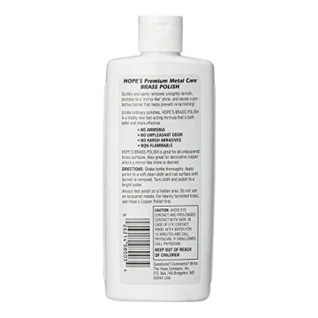 HOPE'S Brass Polish - Shine Your Metal Decor Effortlessly