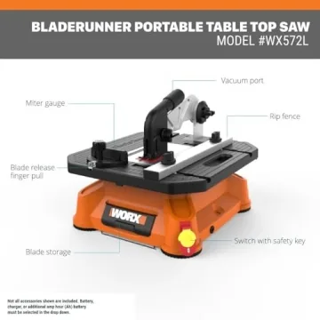 Worx BladeRunner X2 5.5 Amp Electric Table Saw