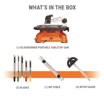 Worx BladeRunner X2 5.5 Amp Electric Table Saw