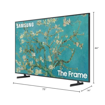 SAMSUNG 85" The Frame QLED TV - Customizable Art Mode