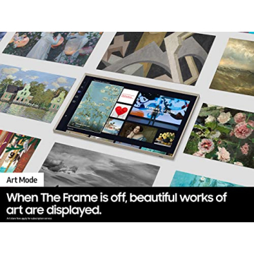 SAMSUNG 85" The Frame QLED TV - Customizable Art Mode