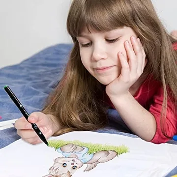 Lelix Fabric Markers - 30 Dual Tip Pens for Crafting