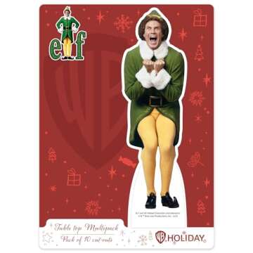 Star Cutouts Buddy Elf Christmas Table Decorations