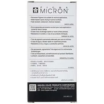 Sakura Micron Drawing Pen, 01, Black