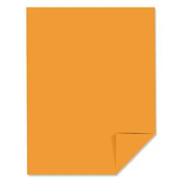 Neenah Paper Cosmic Orange 24lb Color Paper - 500 Sheets for Vibrant Projects