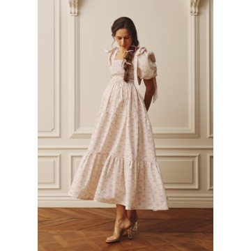 Stylish Cotton Pregnancy Dress for Baby Showers and Photoshoots