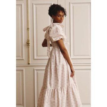 Stylish Cotton Pregnancy Dress for Baby Showers and Photoshoots