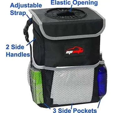 EPAuto Waterproof Trash Can and Cargo Organizer