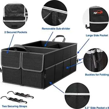 EPAuto Waterproof Trash Can and Cargo Organizer