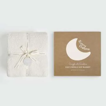 EVERGRACE Soft Plush Baby Blanket for Boys Girls, Double-Sided Fleece Fuzzy Toddler Nursery Blanket Lightweight Warm Cozy Throw Blanket for Baby Crib, Couch, Bed, Ivory White, 30"x40"