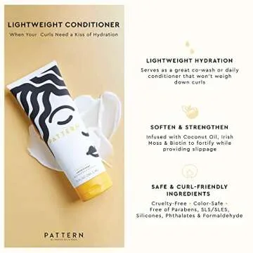 PATTERN Beauty by Tracee Ellis Ross Lightweight Conditioner - 13 Fl Oz for Achieving Silky Soft Hair...
