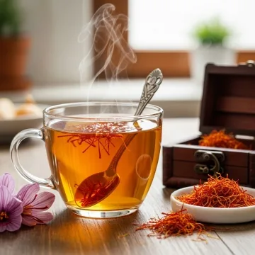 چای زعفران