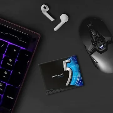 5 GUM Sugar Free Peppermint Chewing Gum 10 Packs