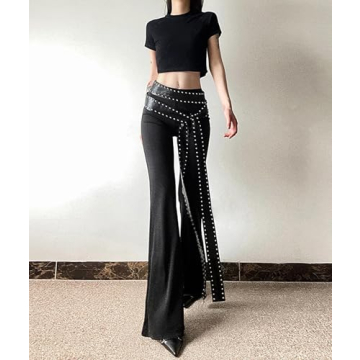 Black Flared Trousers for Women - Stylish and Versatile