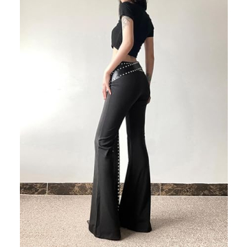 Black Flared Trousers for Women - Stylish and Versatile