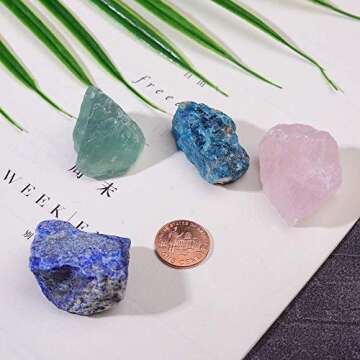 15pcs Gemstones Chakra Crystals and Healing Stones Kit for Yoga, Meditation,Zen