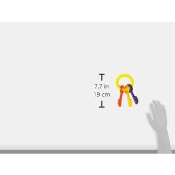 Nylabone Just For Puppies Key Ring Bone Puppy Dog Teething Chew Toys - Size Medium