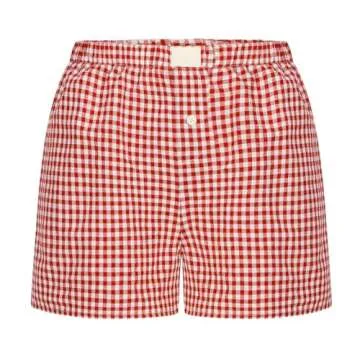 Stylish Womens Casual Summer Shorts 2025 - Plaid Design