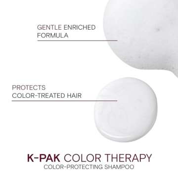 Joico K-PAK Color Therapy Color-Protecting Shampoo | For Color-Treated Hair | Boost Shine | Improve Elasticity | Repair Breakage | Rebuild Damaged Hair | With Keratin & Argan Oil | 10.1 Fl Oz
