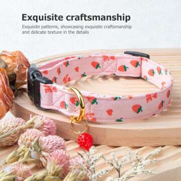 Stylish Cotton Dog Collars for Fashionable Pets
