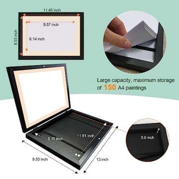 RIOFLY Kids Art Frames,9.5x13 Front Opening Artwork Frames Changeable Picture Display for DIN, Holds...