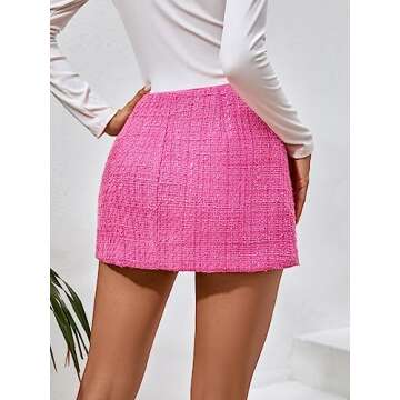 DIERAN Women's Summer Short Skirts High Waist Skirt Casual Mini Skirts