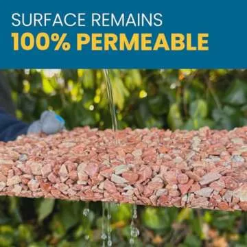 EASIHOLD Mulch Glue - 1.3 Gallon/XL Size - Mulch and Rock Glue for Landscaping and Stabilizing Mulch and Pea Gravel. Lasts up to 3 Years, Non Toxic, Ready to Use, Fast Drying.