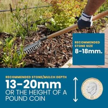 EASIHOLD Mulch Glue - 1.3 Gallon/XL Size - Mulch and Rock Glue for Landscaping and Stabilizing Mulch and Pea Gravel. Lasts up to 3 Years, Non Toxic, Ready to Use, Fast Drying.