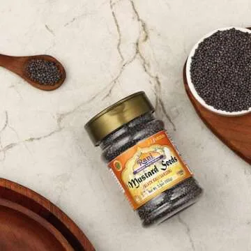 Rani Black Mustard Seeds 3.5oz - All Natural, Vegan, Non-GMO