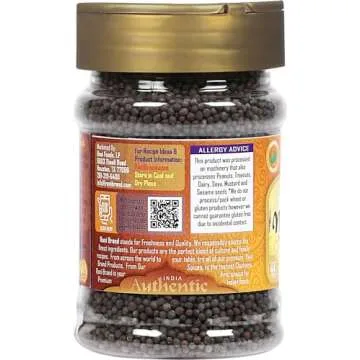Rani Black Mustard Seeds 3.5oz - All Natural, Vegan, Non-GMO