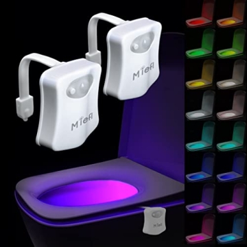 MIEFL Toilet Light 16 Colors Motion Sensor Night Light