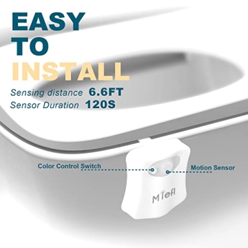MIEFL Toilet Light 16 Colors Motion Sensor Night Light