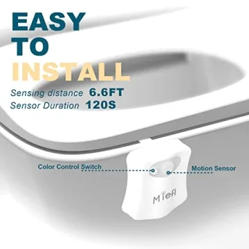 MIEFL Toilet Light 16 Colors Motion Sensor Night Light
