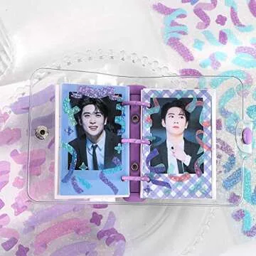 10 Sheets Hyun-chae Ribbon Stickers Self Adhesive Small Stickers for Arts Craft Greeting Cards Photo Card Scrap Books Home Decoration DIY Deco Stickers (Multi)