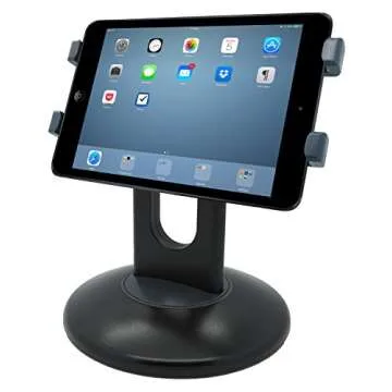 Kantek Tablet Stand for Apple iPad, iPad Air, iPad Mini, Galaxy Tab (7-Inch or 9.7-Inch), Kindle Fire (7-Inch or HD 6) and most other 6 to 7-Inch or 9.7-Inch Tablets (TS710)