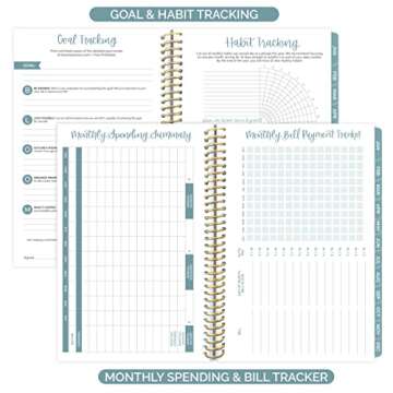bloom daily planners 2023 Calendar Year Day Planner (January 2023 - December 2023) - 5.5” x 8.25” - Weekly/Monthly Agenda Organizer Book with Stickers & Bookmark - Daydream Believer