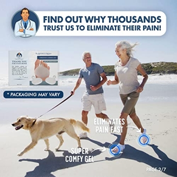 Dr. Frederick's Gel Metatarsal Pads for Foot Pain Relief