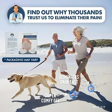 Dr. Frederick's Gel Metatarsal Pads for Foot Pain Relief