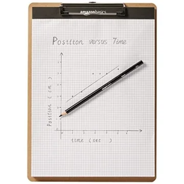 Amazon Basics 6-Pack Hardboard Office Clipboards Sturdy Portable